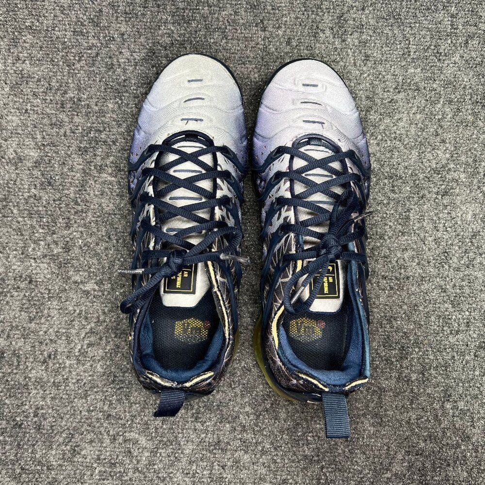 Nike Air‎ VaporMax Plus Shoes Men's Size 9.5 Geometric Obsidian Laser Orange - Picture 10 of 13